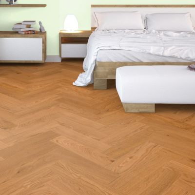 Herringbone Oak – 150mm Brushed and UV Oiled